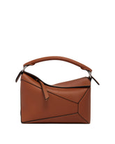 Brown Small Puzzle Bag<BR/> - Women's shoulder bags | PLP | dAgency