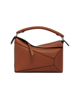 Brown Small Puzzle Bag<BR/> | PDP | dAgency