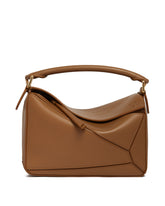 Brown Small Puzzle Bag | PDP | dAgency