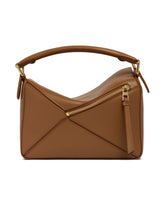 Brown Small Puzzle Bag | PDP | dAgency