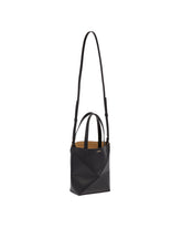 Black Small Puzzle Fold Tote - Women's tote bags | PLP | dAgency