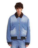Blue Zipped Bomber Jacket - Men's jackets | PLP | dAgency