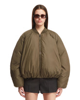 Green Padded Bomber Jacket - Women's jackets | PLP | dAgency