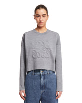 Grey Anagram Sweater - Loewe women | PLP | dAgency