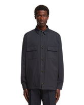 Blue Fabric and Cashmere Jacket - LORO PIANA | PLP | dAgency