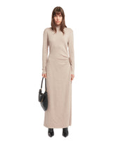 Beige High Neck Maxi Dress - Women's dresses | PLP | dAgency