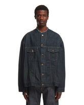 Blue Crewneck Denim Jacket - Men's jackets | PLP | dAgency