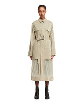 Beige Decortique Coat - Women's Coats | PLP | dAgency