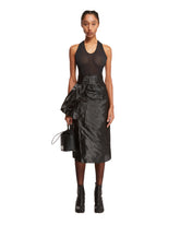 Black Metal Silk Skirt - new arrivals women's clothing | PLP | dAgency