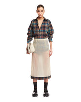 Beige Skirt With Pendleton Hem - MAISON MARGIELA WOMEN | PLP | dAgency