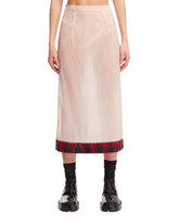 Pink Skirt With Pendleton Hem | PDP | dAgency