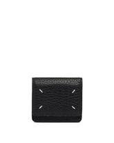 Black Four Stitches Wallet - GIFT GUIDE FOR HIM | PLP | dAgency