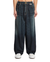 Blue Light Denim Wide Pants - Men's jeans | PLP | dAgency