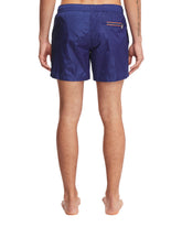 Blue Logoed Swim Shorts | PDP | dAgency