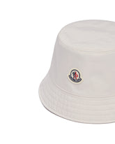 White Logoed Bucket Hat | PDP | dAgency