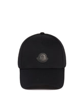 Black Logoed Baseball Cap - Moncler men | PLP | dAgency