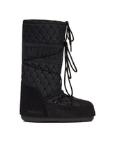 Icon Quilted Black Boots - MOON BOOT WOMEN | PLP | dAgency