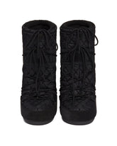 Icon Quilted Black Boots | PDP | dAgency