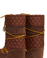 Icon Quilted Brown Boots | PDP | dAgency