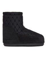 Icon Low Quilted Black Boots | PDP | dAgency