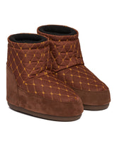 Icon Low Quilted Brown Boots - MOON BOOT WOMEN | PLP | dAgency