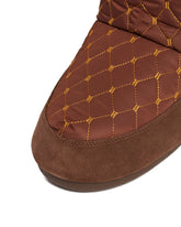 Icon Low Quilted Brown Boots | PDP | dAgency