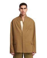 Brown V-Neck Jacket - Men's jackets | PLP | dAgency