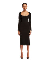 Black Corset Insert Dress - MUGLER WOMEN | PLP | dAgency