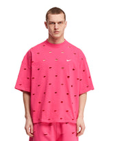 Nike x Jacquemus T-Shirt Swoosh Rosa - Nike uomo | PLP | dAgency