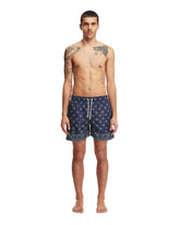 Blue Printed Swimshorts - Men's swimwear | PLP | dAgency
