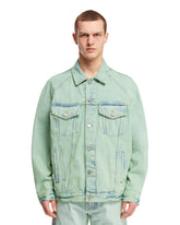 Green Logoed Denim Jacket - Men's jackets | PLP | dAgency