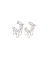 Silver Pierced Hoops Earrings - Women's jewelry | PLP | dAgency