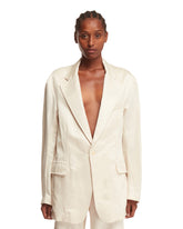 White Single-Breasted Blazer - R13 WOMEN | PLP | dAgency