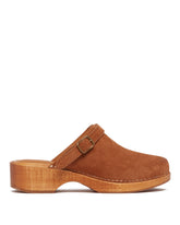Brown Leather Clogs - RE/DONE | PLP | dAgency
