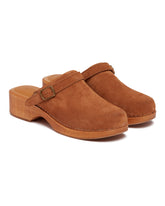 Brown Leather Clogs - RE/DONE WOMEN | PLP | dAgency