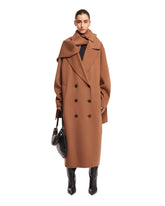 Brown Wool Scarf Coat | ROHE | All | dAgency