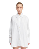 White Back Slit Shirt - ROHE WOMEN | PLP | dAgency