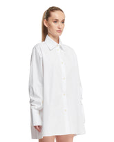 White Back Slit Shirt | PDP | dAgency