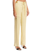 Yellow Patch Pockets Pants | PDP | dAgency