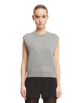 Gray Cashmere Vest - Women's clothing | PLP | dAgency