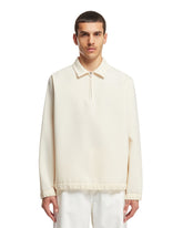 White Suiting Bonding Pullover - Men's sweatshirts | PLP | dAgency