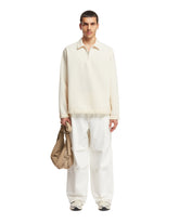 White Suiting Bonding Pullover - Men's sweatshirts | PLP | dAgency