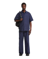 Blue Cotton Shirt - Sacai men | PLP | dAgency