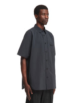 Camicia Con Dettaglio Zip Blu | PDP | dAgency