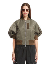 Green Puff Sleeve Jacket - Women's jackets | PLP | dAgency
