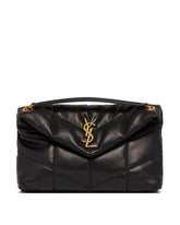 Black Leather Puffer Bag - Women's shoulder bags | PLP | dAgency