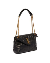Black Leather Puffer Bag - Women's shoulder bags | PLP | dAgency