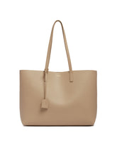 Beige East West Shopping Tote | PDP | dAgency