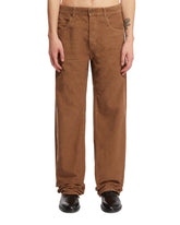 Brown Corduroy Baggy Jeans - Saint laurent men | PLP | dAgency