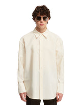 White Faille Oversized Shirt - Saint laurent men | PLP | dAgency
